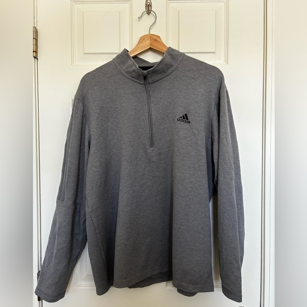 Adidas Men’s 3-Stripe 1/4 Zip Golf Pullover